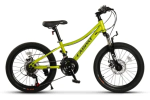 Kids mountain bike with disc brakes, product photo retouching